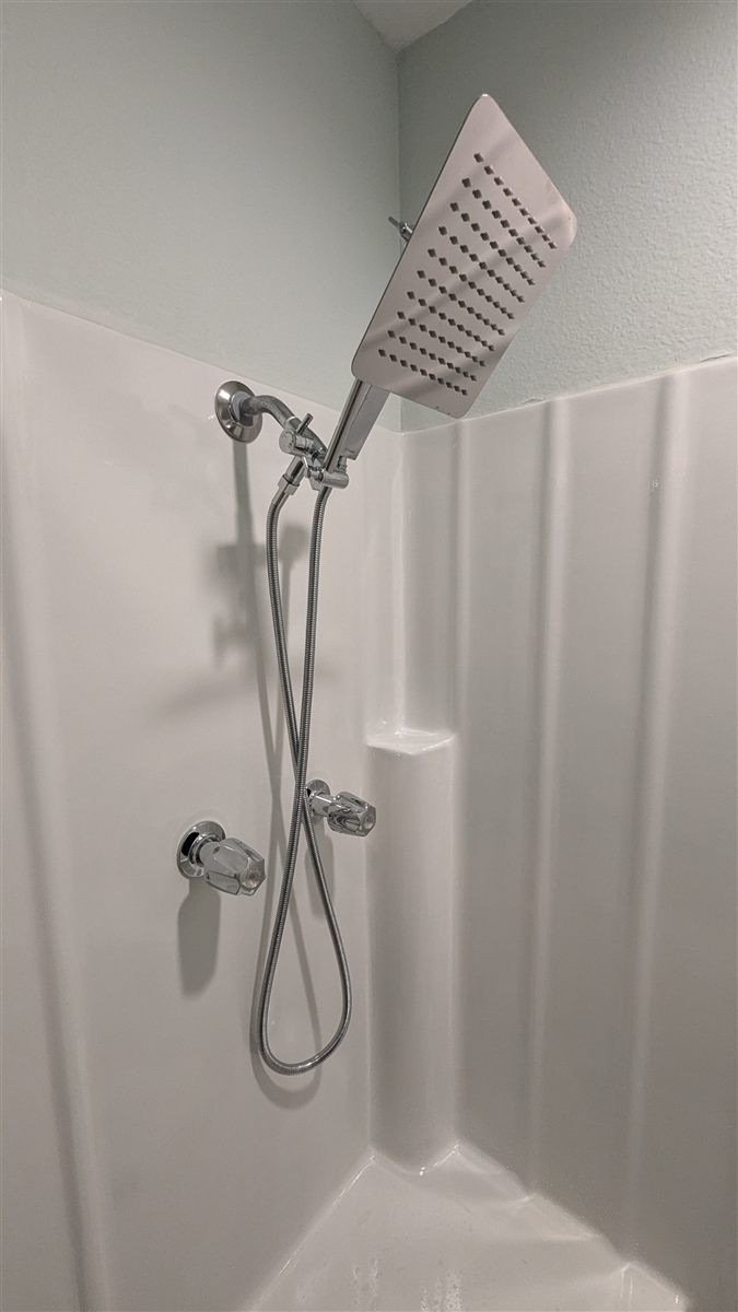 Installed shower system project
